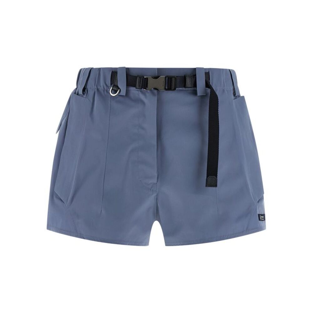 Prada Blue Polyester Bermuda Women's Shorts
